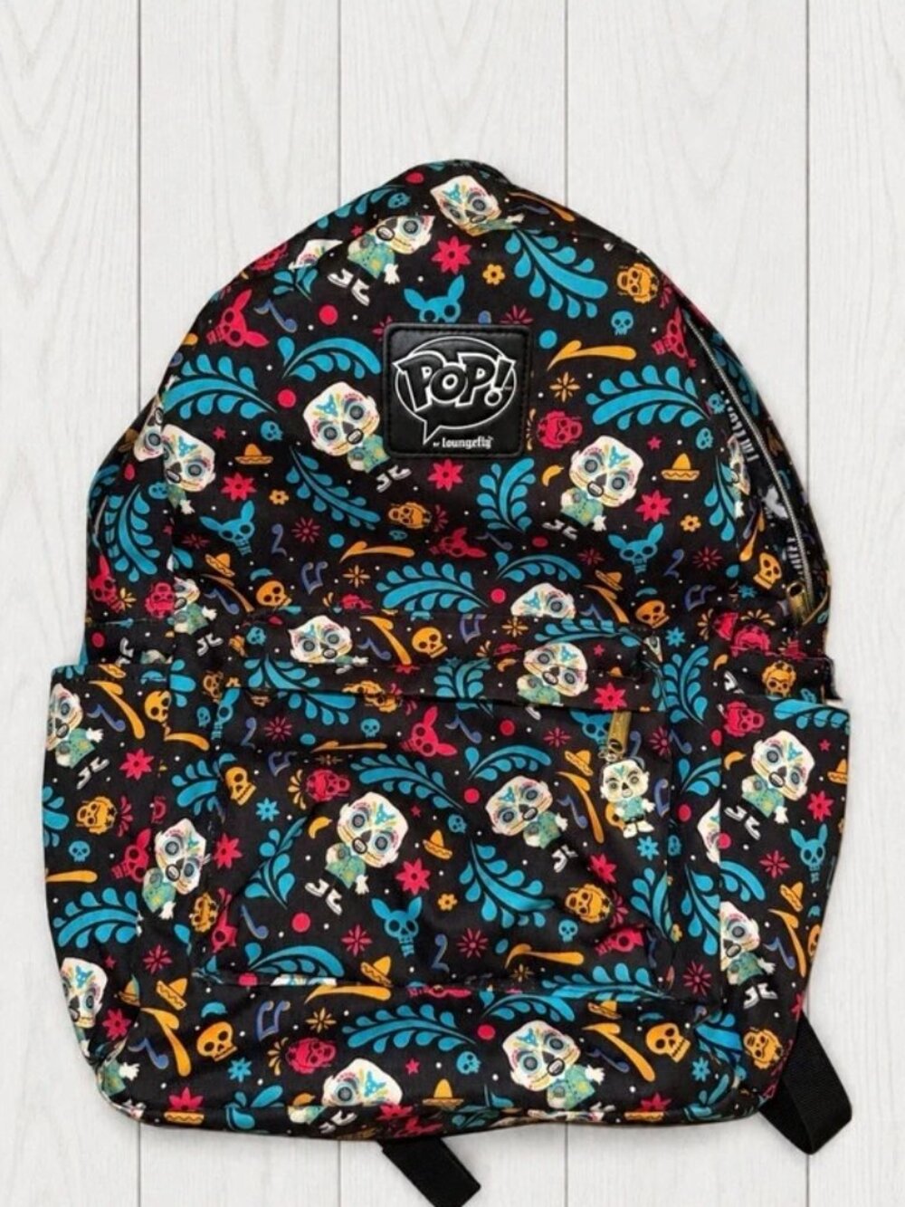 Loungefly Funko Pop Gabriel Fluffy Iglesias Day Of The Dead Sugar Skull Backpack